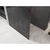 Mexen Kioto Стена за душ Walk-in 70 x 200 см, графит Crackle 12 мм, матирана мед