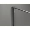 Mexen Kioto душ-параван Walk-in 100 x 200 см, графитен 12 мм, четка пистолетен сив
