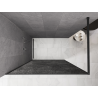 Mexen Kioto Душ екран Walk-in 90 x 200 см, кракъл графит 12 мм, четкаво оръжеен сив