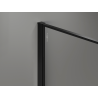 Mexen Kioto душ параван Walk-in 130 x 200 cm, crackle grafit 12 mm, черен - 800-130-101-70-44-X
