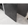 Mexen Kioto душ стена Walk-in 70 x 200 см, графитова пукнатина 12 мм, gun metal