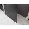 Mexen Kioto стенна преграда за душ Walk-in 90 x 200 см, crackle графит 12 мм, gun metal
