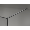 Mexen Kioto Душ стена Walk-in 80 x 200 см, crackle графит 12 мм, gun metal - 800-080-101-95-44-X