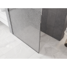 Mexen Kioto душ стена Walk-in 100 x 200 cm, прозрачен с пукнатини 12 mm, хром