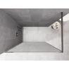 Mexen Kioto душ стена Walk-in 100 x 200 cm, прозрачен с пукнатини 12 mm, хром