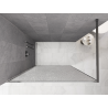 Mexen Kioto Душ стена Walk-in 110 x 200 см, crackle прозрачно 12 mm, хром - 800-110-101-01-04-X