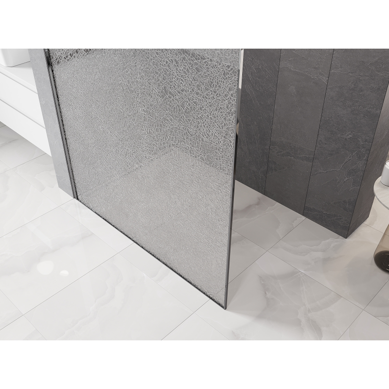Mexen Kioto душ преграда Walk-in 70 x 200 cm, прозрачен страничен прозорец 12 mm, хром