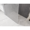 Mexen Kioto душ-преграда Walk-in 120 x 200 см, крекинг прозрачен 12 мм, бял