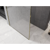 Mexen Kioto душ кабина Walk-in 120 x 200 см, прозрачно напукано 12 мм, злато