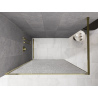 Mexen Kioto душ стена Walk-in 70 x 200 см, прозрачен crackle 12 мм, злато - 800-070-101-50-04-X