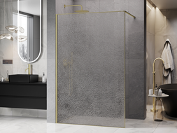 Mexen Kioto стенна преграда за душ Walk-in 130 x 200 см, прозрачна с напукан ефект 12