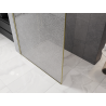 Mexen Kioto душ стена Walk-in 150 x 200 см, crackle прозрачен 12 мм, златна четка