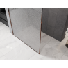 Mexen Kioto душ стена Walk-in 150 x 200 см, crackle прозрачно 12 мм, розово злато
