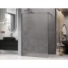 Mexen Kioto Душ панел Walk-in 150 x 200 cm, crackle прозрачно 12 мм, gun gray четкано