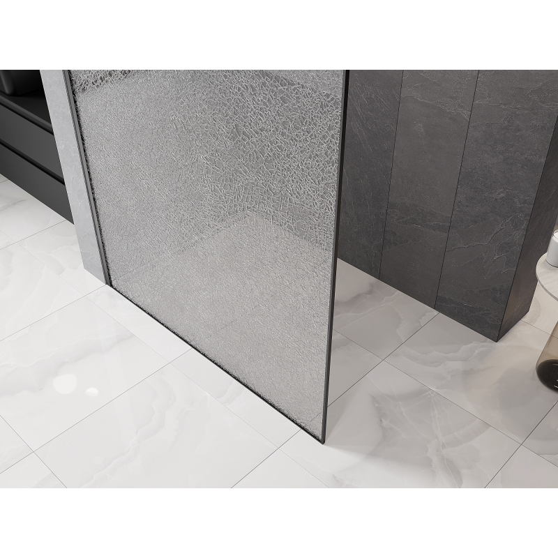Mexen Kioto душ-преграда Walk-in 130 x 200 см, прозрачно напукване 12 мм, оръжеен
