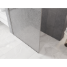 Mexen Kioto душ кабина Walk-in 70 x 200 см, crackle прозрачно 12 мм, четкан никел