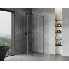 Mexen Mist L петоъгълна душ кабина 90 x 90 см, прозрачна, четкано оръжие сиво