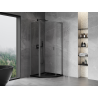 Mexen Mist L петостенна душ кабина с врати 80 x 80 см, прозрачна, оръжейна