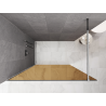 Mexen Kioto душ преграда Walk-in 90 x 200 см, бронз 8 мм, хром - 800-090-101-01-32