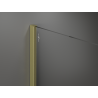 Mexen Kioto душ параван Walk-in 90 x 200 см, бронз 8 мм, злато четкано - 800-090-101-55-32