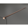 Mexen Kioto душ панел Walk-in 70 x 200 cm, кафяв 8 mm, избрушена мед - 800-070-101-65-32