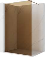 Mexen Kioto душ параван Walk-in 80 x 200 cm, бронз 8 мм, мед четкан - 800-080-101-65-32