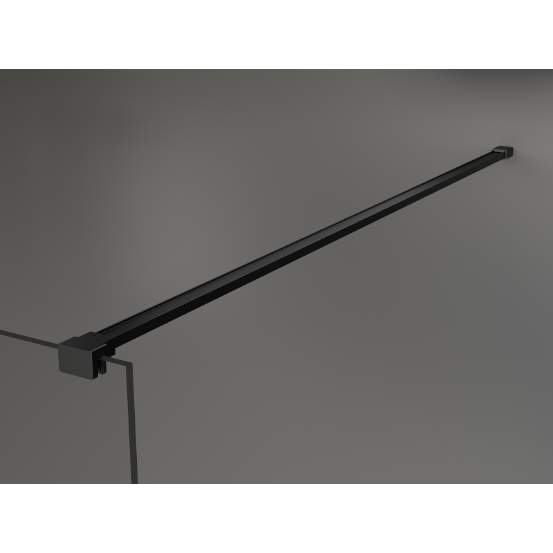 Mexen Kioto душ стена Walk-in 90 x 200 cm, бронз 8 mm, черна - 800-090-101-70-32