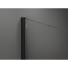 Mexen Kioto Душпараван Walk-in 130 x 200 cm, бронз 8 mm, черен - 800-130-101-70-32