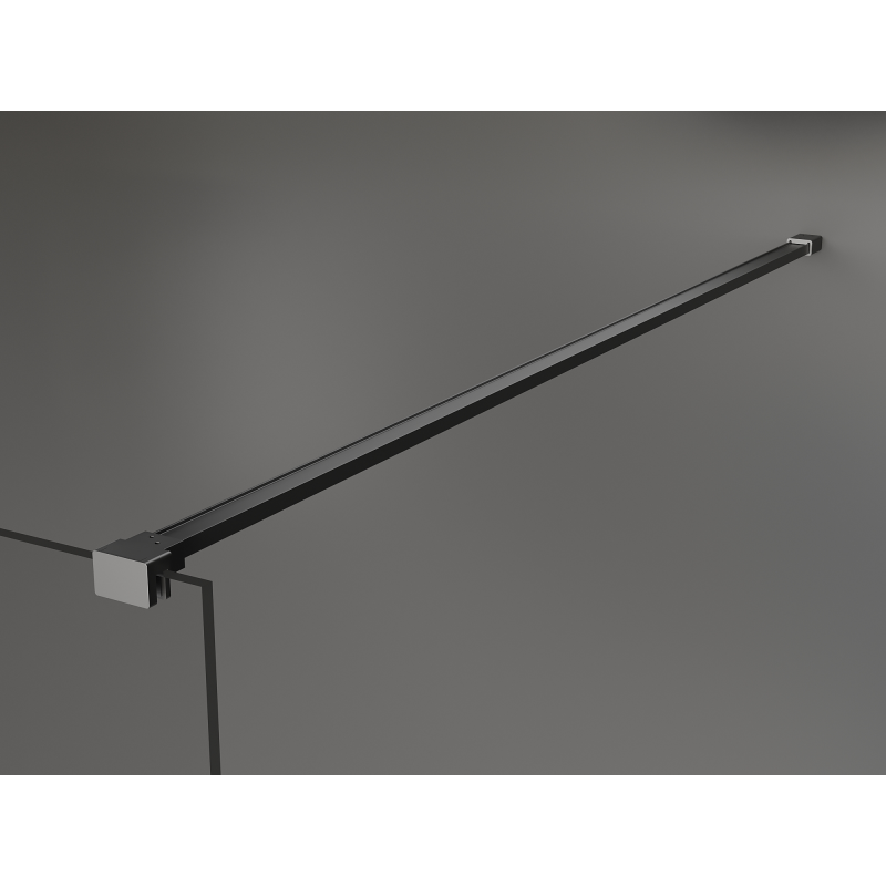Mexen Kioto стена за душ Walk-in 120 x 200 см, бронз 8 мм, gun metal - 800-120-101-95-32