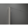 Mexen Kioto Душ стена Walk-in 80 x 200 см, бронз 8 мм, матиран никел - 800-080-101-97-32