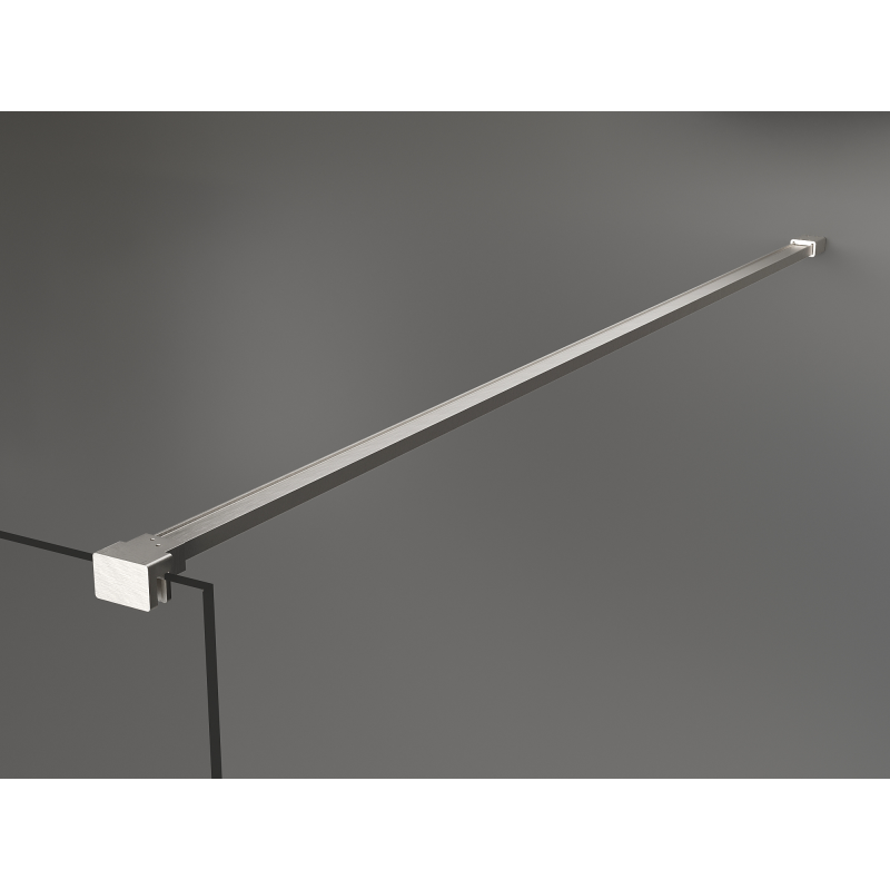 Mexen Kioto душ параван Walk-in 110 x 200 cm, бронз 8 мм, четкан никел - 800-110-101-97-32
