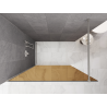 Mexen Kioto душ параван Walk-in 110 x 200 cm, бронз 8 мм, четкан никел - 800-110-101-97-32