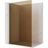 Mexen Kioto L душ кабина Walk-in 70 x 200 см, кафява, златна - 800-070-103-50-32