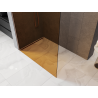 Mexen Kioto L душ стена Walk-in 70 x 200 cm, кафяво, четкана мед - 800-070-103-65-32