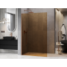 Mexen Kioto L душ стена Walk-in 70 x 200 cm, кафяво, четкана мед - 800-070-103-65-32