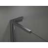 Mexen Kioto L стенен панел за душ Walk-in 100 x 200 см, кафяв, полиран gun gray