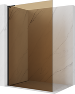 Mexen Kioto L душ стена Walk-in 110 x 200 cm, кафява, черна - 800-110-103-70-32