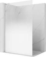 Mexen Kioto L душ стена Walk-in 70 x 200 cm, омбре бяла 8 mm, хром - 800-070-103-01-86