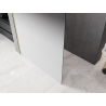 Mexen Kioto L душ стена Walk-in 110 x 200 cm, омбре бяло 8 мм, злато четкано - 800-110-103-55-86