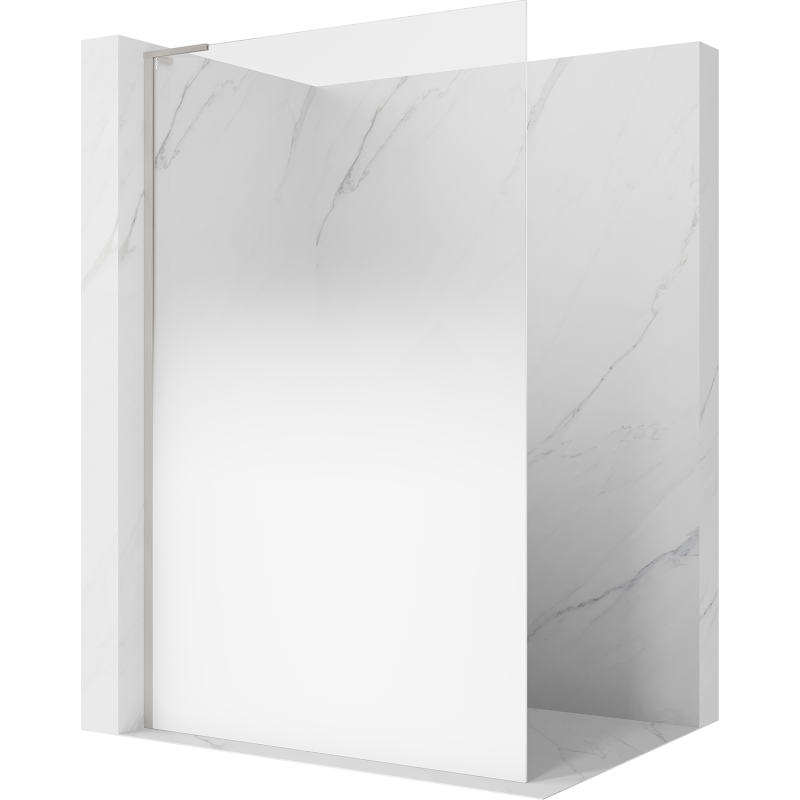 Mexen Kioto L душ параван Walk-in 110 x 200 см, бял омбре 8 мм, матов никел - 800-110-103-97-86