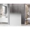 Mexen Kioto L душ-преграда Walk-in 120 x 200 см, бял омбре 8 мм, четкован никел