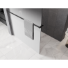 Mexen Kioto+ душ стенен панел с рафт Walk-in 120 x 200 см, омбре бяло 8 мм, четка