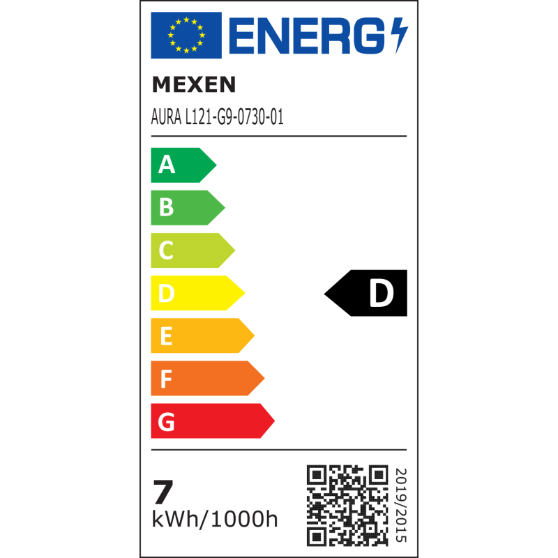 Mexen Aura LED крушка G9, 7W, Топла - 3000K, 950 lm - L121-G9-0730-01