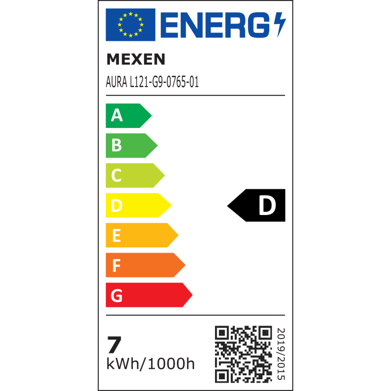 Mexen Aura LED крушка G9, 7W, Студена - 6500K, 980 lm - L121-G9-0765-01