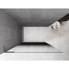 Mexen Kioto L душ параван Тип Walk-in 90 x 200 cm, градиент черен 8 mm, gun metal - 800-090-103-95-76