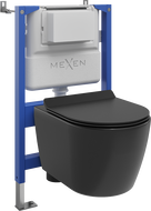 Mexen Carmen вграден комплект WC със скрит пневматичен монтаж Tex Air XS-F с WC