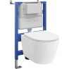 Mexen Carmen скрит монтаж WC комплект с пневматична рамка Tex Air XS-F с WC чиния и