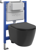 Mexen Carmen скрит монтажен комплект WC с пневматична стойка Tex Air XS-F с