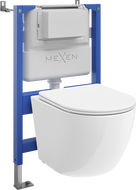 Mexen Lena скрит монтажен комплект за WC с пневматична стойка Tex Air XS-F с
