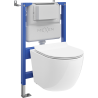 Mexen Lena комплект за вграждане WC с пневматичен корпус Tex Air XS-F с WC чиния и